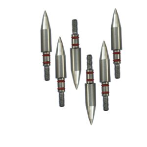 100/125/150/175/200 Grains Stainless Steel Archery Field Points, Arrow Target Field Points in Archery Field Tips and Broadheads 1 Dozen 12 PCS (T 19/64″-150grains)