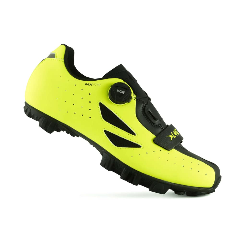 Lake Cycling Mx176 Hiviz Yellow/Black 44