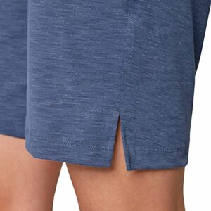 Mondetta Women's Active Bermuda Short (X-Large, Vintage Indigo Space Dye)