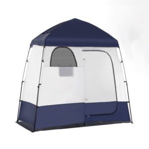 double shower & changing tent privacy beach & camping portable pop up spray tan & toilet shelter