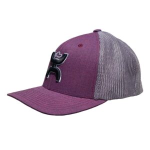 HOOEY Men's Cayman Flexfit Fitted Mesh Back Hat (US, Alpha, Large, X-Large, Purple/Grey)