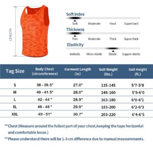 Zengjo Mens Athletic Tank Tops(Navy,XXL)