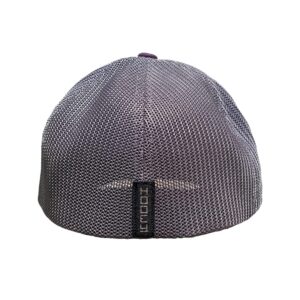 HOOEY Men's Cayman Flexfit Fitted Mesh Back Hat (US, Alpha, Large, X-Large, Purple/Grey)