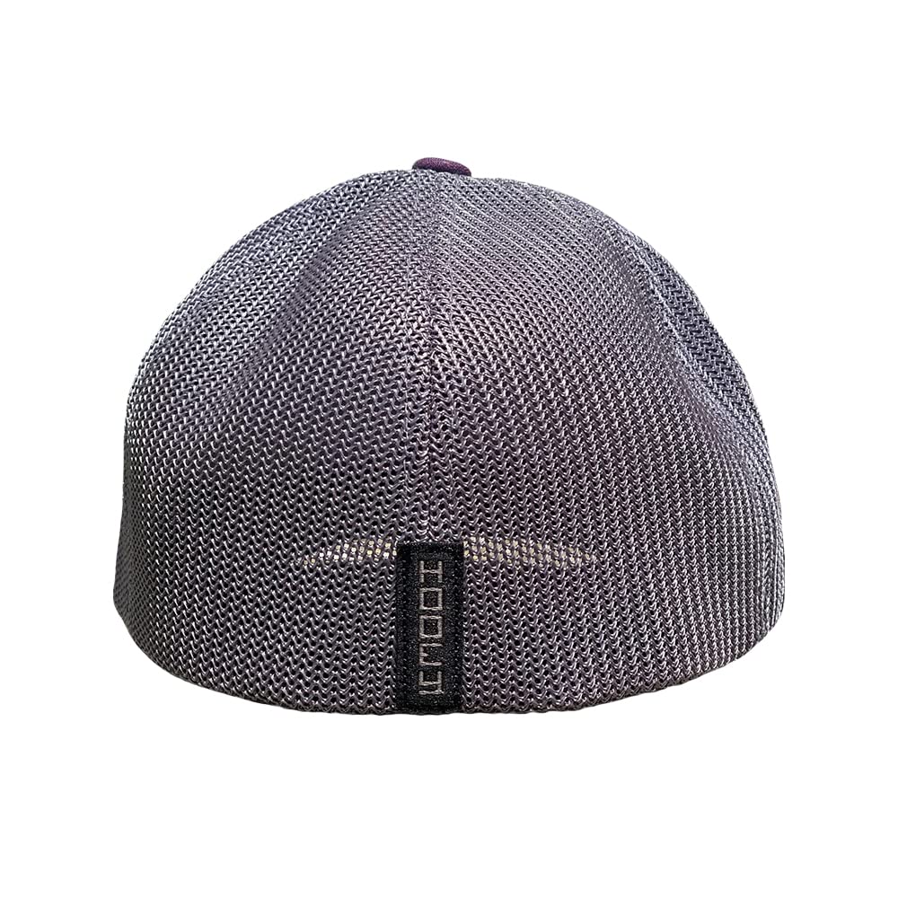 HOOEY Men's Cayman Flexfit Fitted Mesh Back Hat (US, Alpha, Large, X-Large, Purple/Grey)