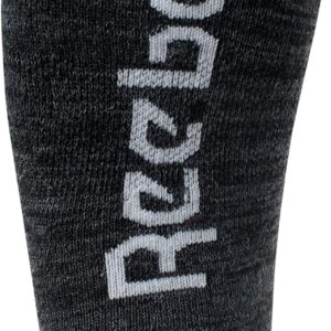 Reebok Men's Crew Socks - 10 Pack Stretch Performance Cushioned Crew Socks - Arch Support Athletic Socks for Men (6-12.5), Size 6-12.5, Ash Grey