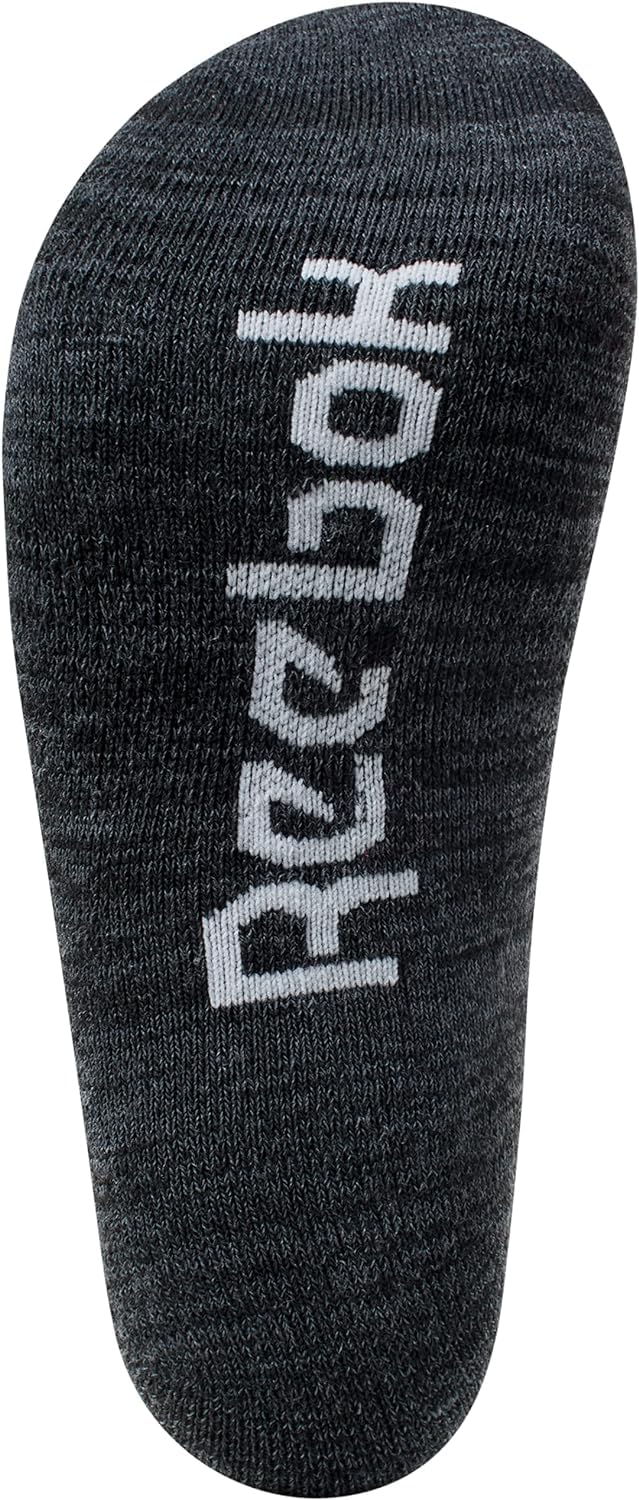 Reebok Men's Crew Socks - 10 Pack Stretch Performance Cushioned Crew Socks - Arch Support Athletic Socks for Men (6-12.5), Size 6-12.5, Ash Grey