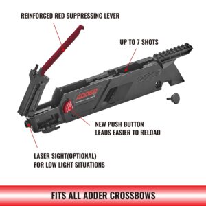 EK Archery ADDER 2.0 Magazine with 7 Bolts - Upgraded 7 Shot Magazine for EK Archery Adder Automatic Crossbow / Cross Bow