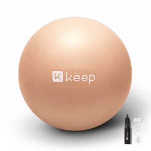 KEEP Anti-Burst Exercise Ball, Thickened Yoga Ball with Pump for Working Out, Birth Ball for Pregnancy, Anti Slip Stability Ball Chair - Swiss Ball for Core Strength and Physical Therapy