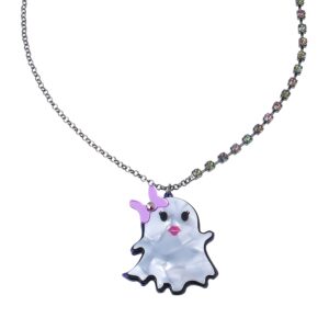 Betsey Johnson Ghost Pendant Necklace