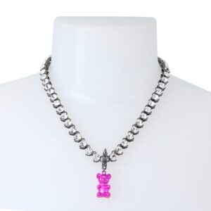 Betsey Johnson Gummy Bear Tennis Necklace