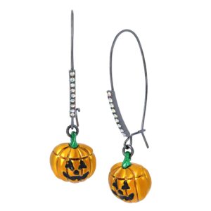 Betsey Pumpkin Dangle Earrings