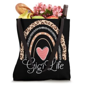 Gigi Life Boho Rainbow Funny Gigi Tote Bag