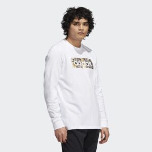 adidas Liquid Foil Long Sleeve Tee White 2XL