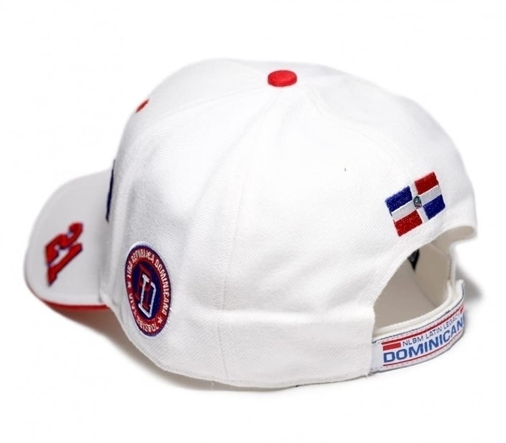 Big Boy Headgear NLBM Negro Leagues M42 Dominican Republic Latin Legacy Cap, White, One Size