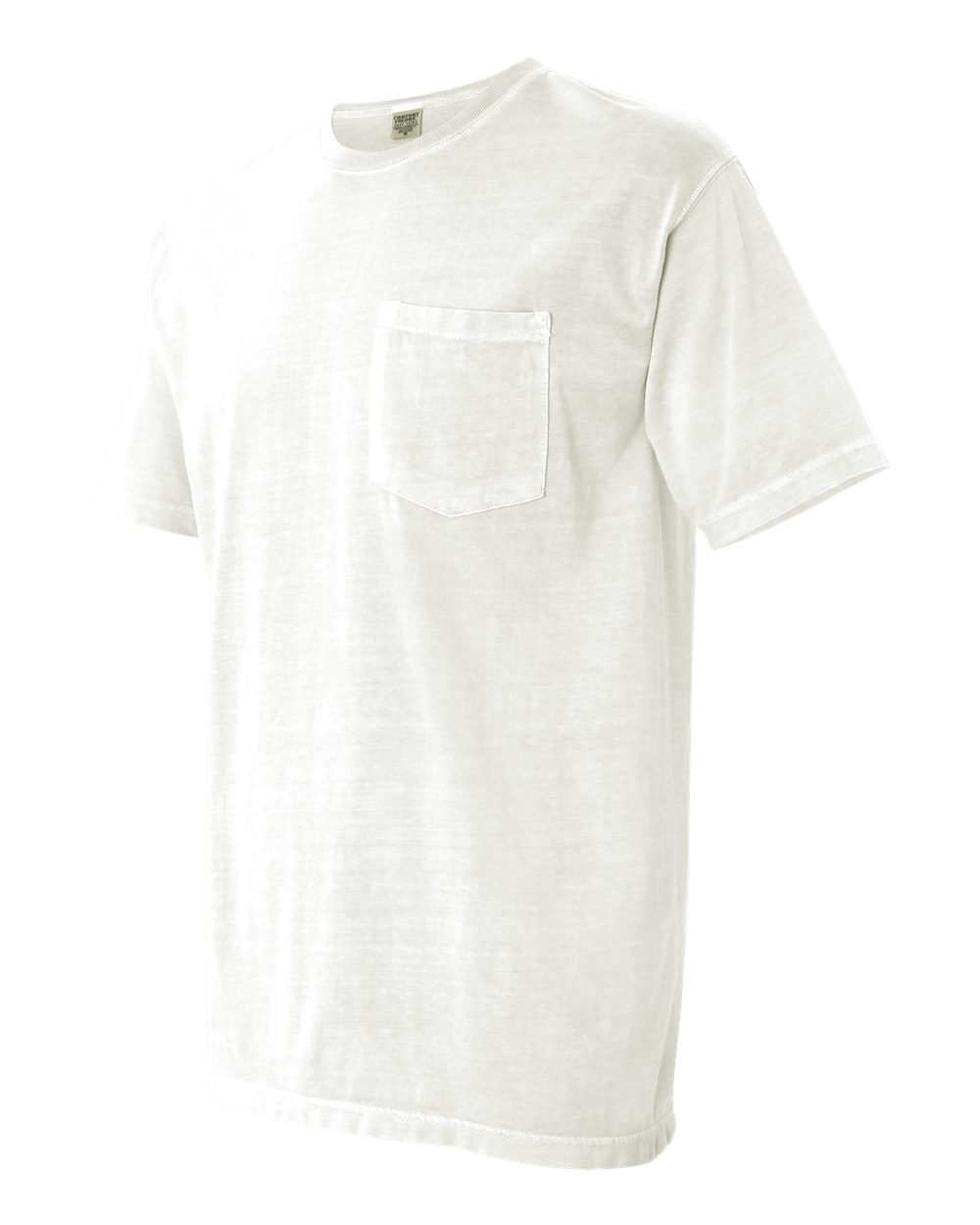 Comfort Colors Men's Adult Short Sleeve Pocket Tee, Style 6030(White)