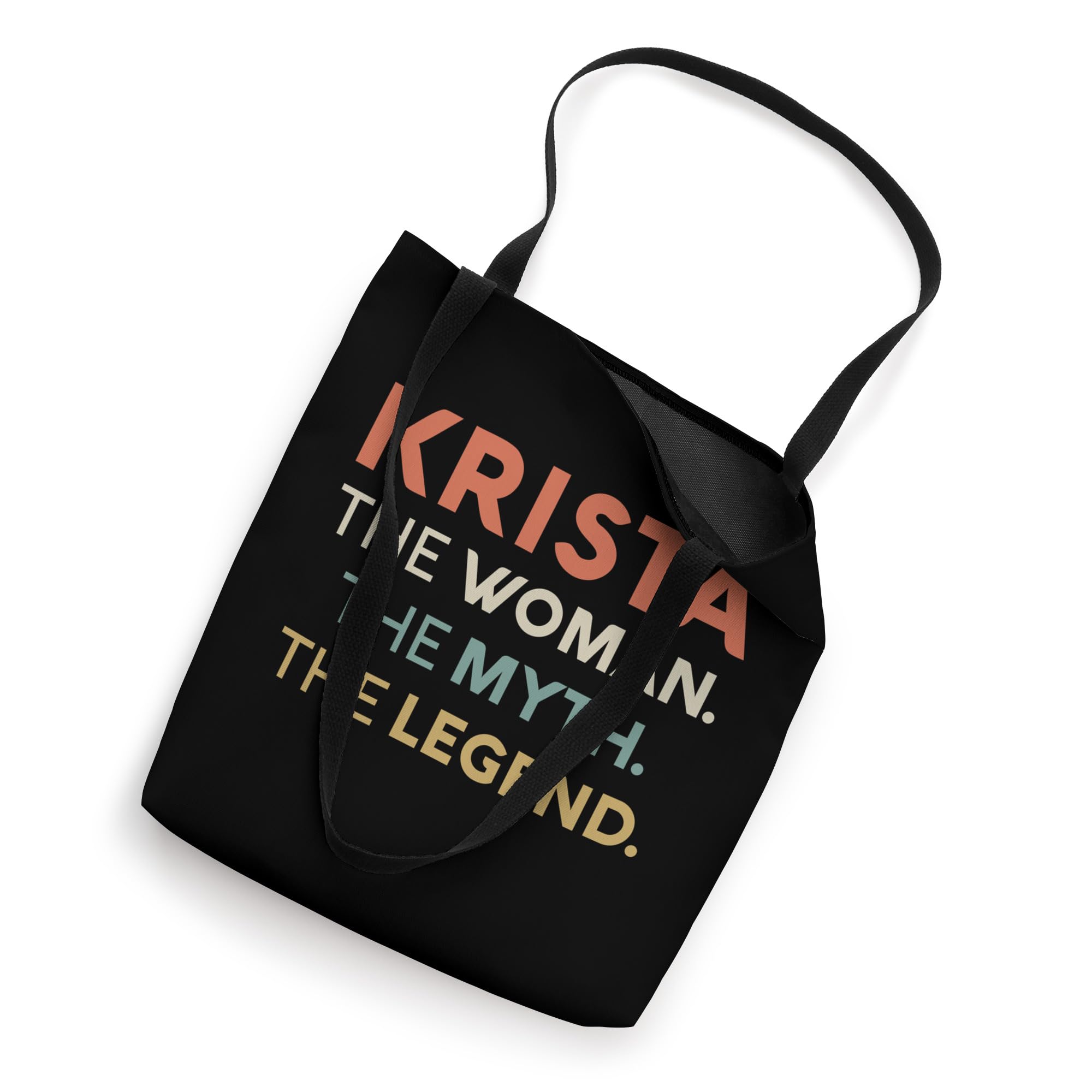 Krista The Woman The Myth Legend Name Personalized Women Tote Bag