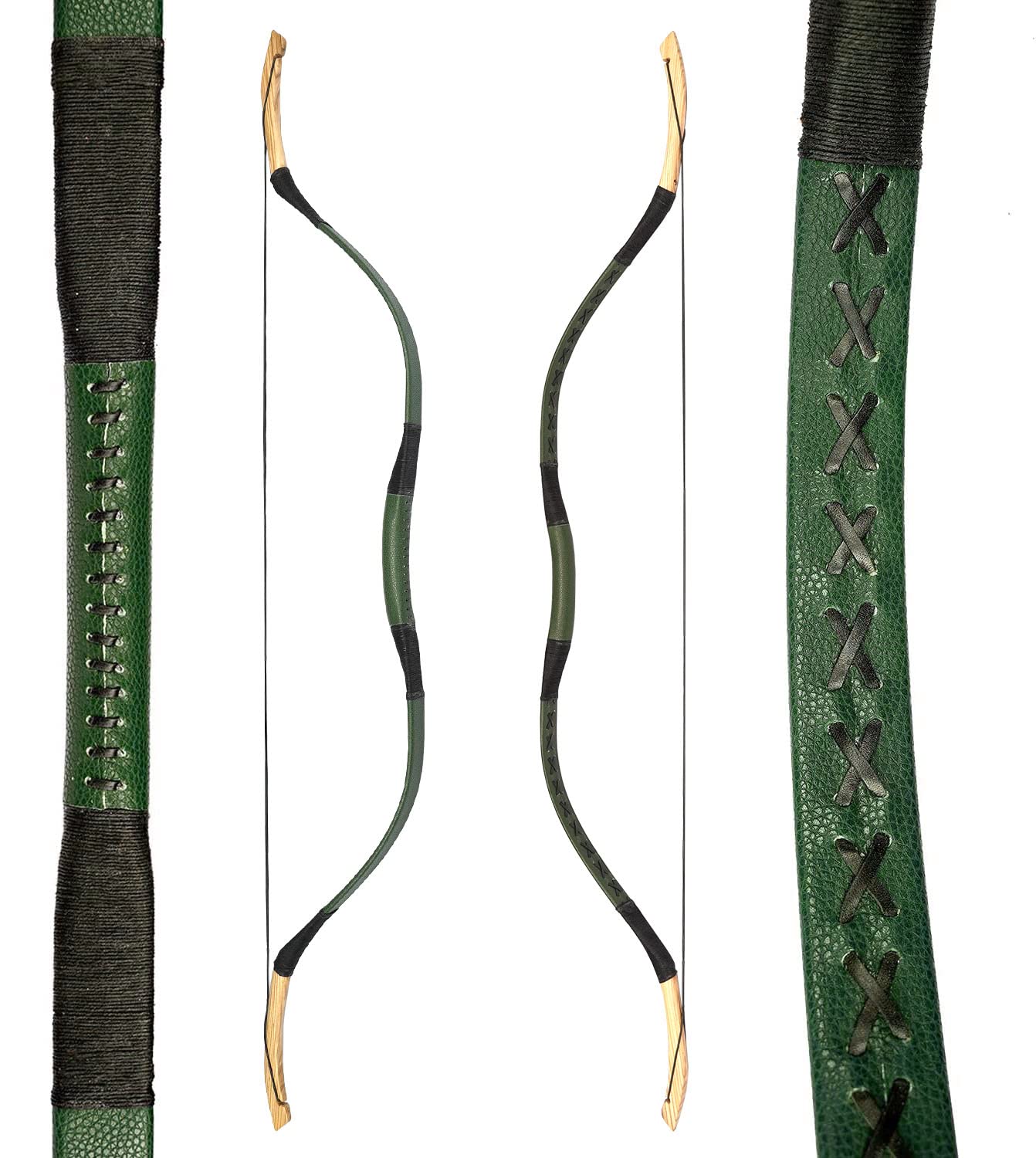 AF Archery Turkish Recurve Bow, 53" Traditional Horse Bow, Mounted Archery and Precision Shooting,Suitable for Entry Into Adults Youth Beginners Enthusiasts and Hunting, 40lbs