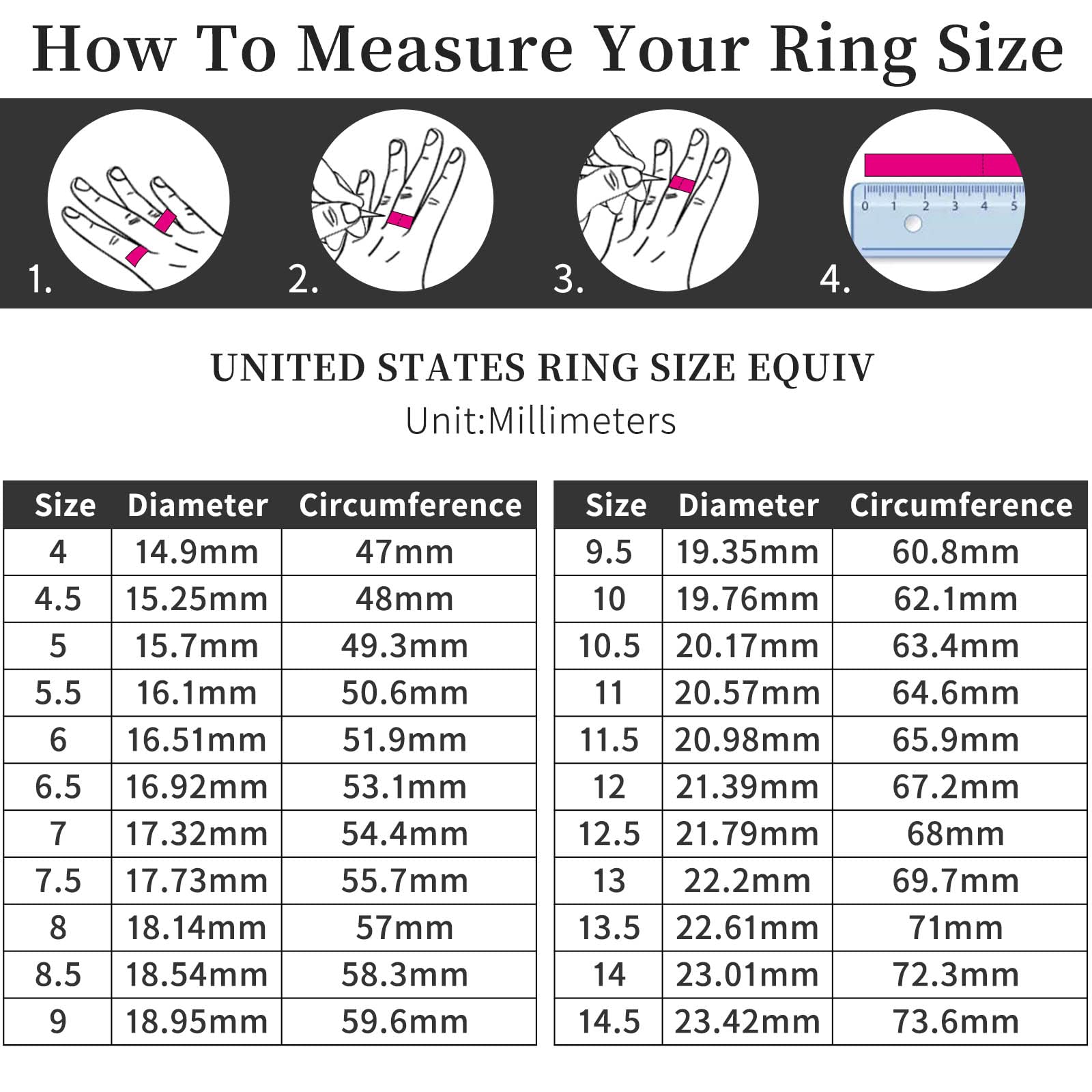 SAMIOVJ Moissanite Rings for Women, D Color Round Solitaire Lab Created Diamond Ring 18K White Gold Plated 925 Sterling Silver 6 Prong Moissanite Engagement Ring