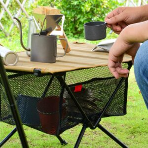 Desk Box Tripod Mesh Basket Organizer for Camping Table Rack Bag Outdoor Folding Net Bag Picnic Under Table Storage Bag under table storage bag under table basket storage for desk organizing under net