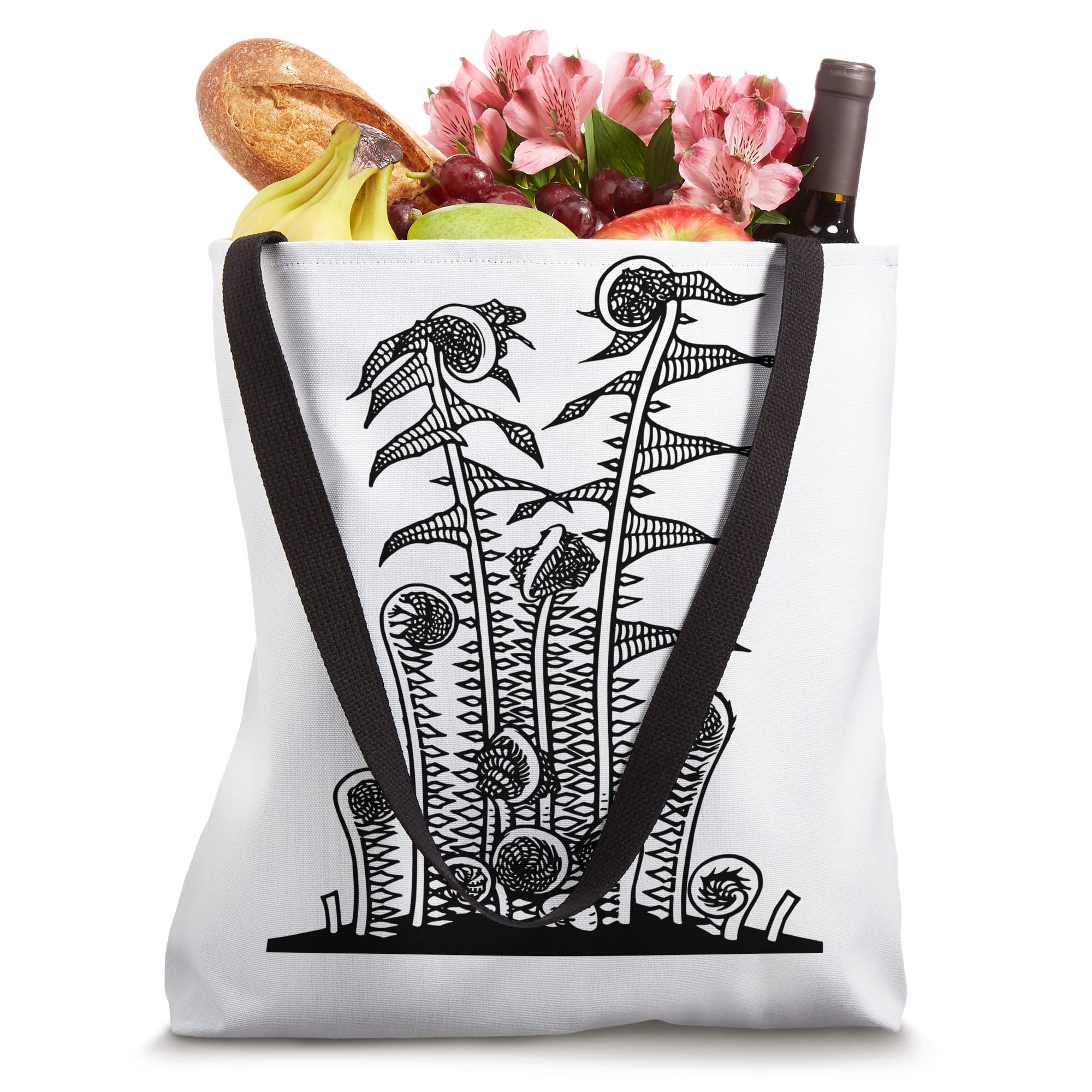 Fern Fiddlehead Tote Bag