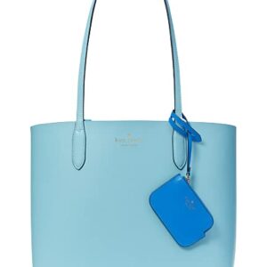 Kate Spade Ava Leather Reversible Tote (Fountain Blue)