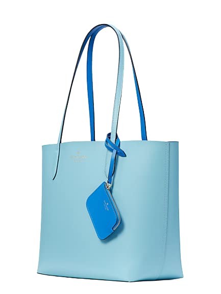 Kate Spade Ava Leather Reversible Tote (Fountain Blue)