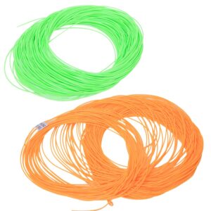 Fly Fishing Floating Line with Welded Loop,Strong Nylon Fly Line Floating Shooting Line,Welded Loops Fly Line Spool Fishing Tackle Accessory for Freshwater Saltwater(Verde)