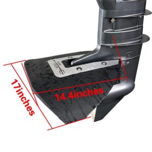 PLSDDS PLSddS 300 Whale Tail Outboard Motor Hydrofoil Stabilizer Professional Fin Stabilizer for 40 to 350 HP Marine Outdrive or 17.5 x 15.5 x 3.5 inches