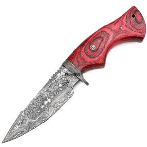 PAL 2000 KNIVES BOW-2057 Custom Handmade Damascus steel Bowie Knife With Sheath