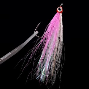 Streamer Flies for Fly Fishing, Classic Clouser Minnow Fishing Flies Streamers Fly Fishing Lures for Trout Bass Saltwater Freshwater (Pink, 5Pcs)