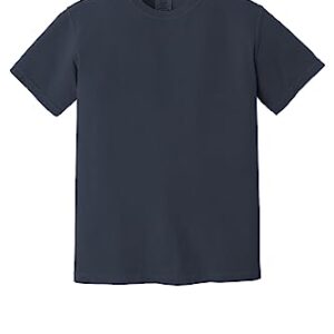 Comfort Colors Men's Adult Short Sleeve Tee, Style 1717 (Large, Midnight), Navy