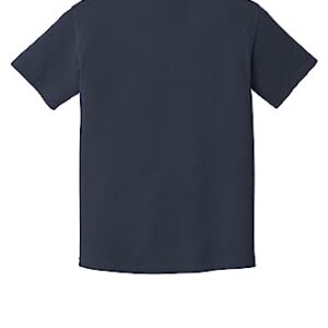 Comfort Colors Men's Adult Short Sleeve Tee, Style 1717 (Large, Midnight), Navy