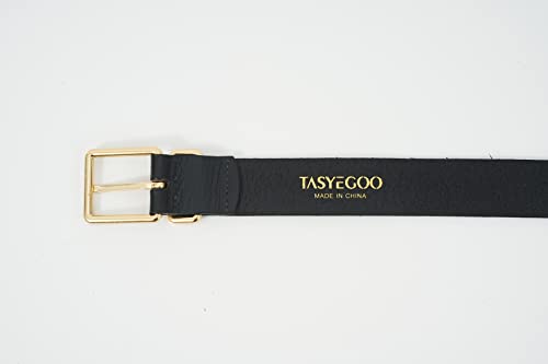 TASYEGOO Vintage Ladies Belt with handmade pleated (S)