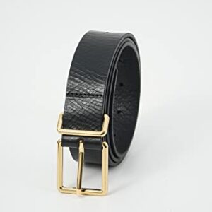 TASYEGOO Vintage Ladies Belt with handmade pleated (S)