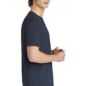 Comfort Colors Men's Adult Short Sleeve Tee, Style 1717 (Large, Midnight), Navy