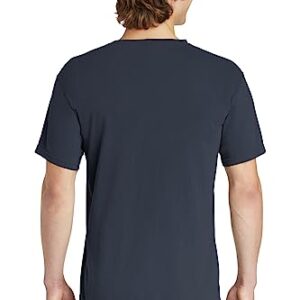 Comfort Colors Men's Adult Short Sleeve Tee, Style 1717 (Large, Midnight), Navy