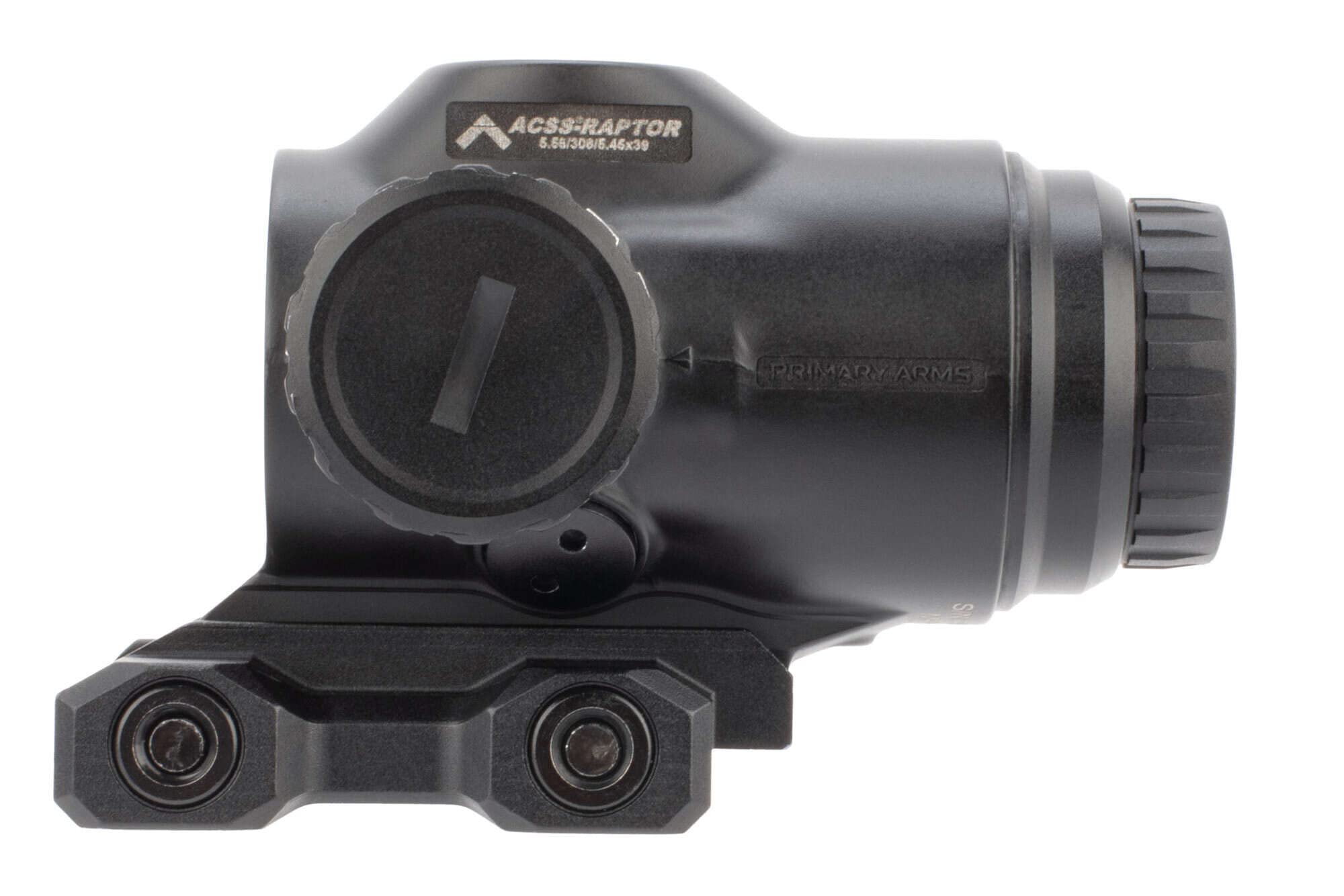 Primary Arms SLX 3X MicroPrism with Red Illuminated ACSS Raptor 5.56/.308 Reticle - Yard