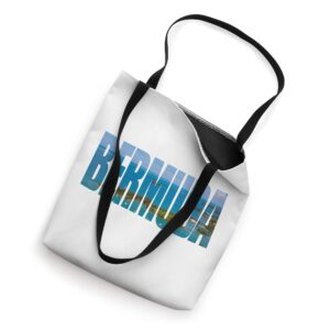 Bermuda Beach Boats Ocean Sand Summer Keepsake Souvenir Tote Bag