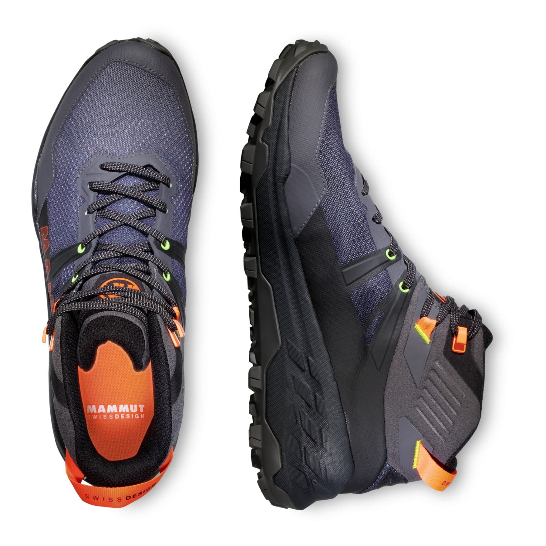 Mammut Sertig II Mid GTX - Men's Dark Titanium/Vibrant Orange 13