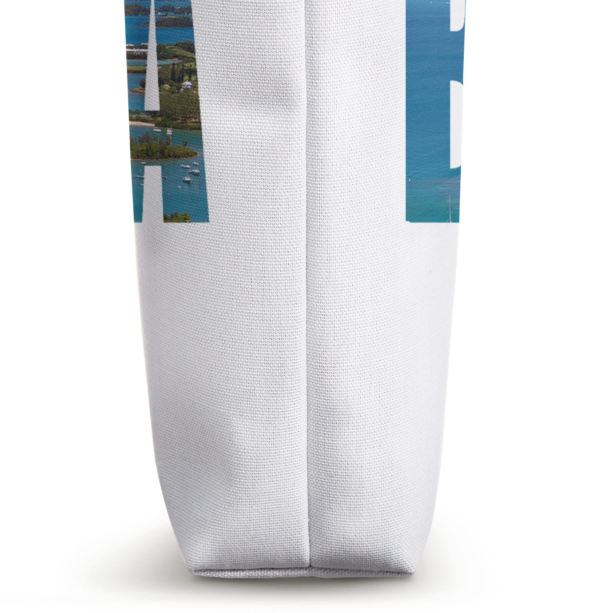 Bermuda Beach Boats Ocean Sand Summer Keepsake Souvenir Tote Bag