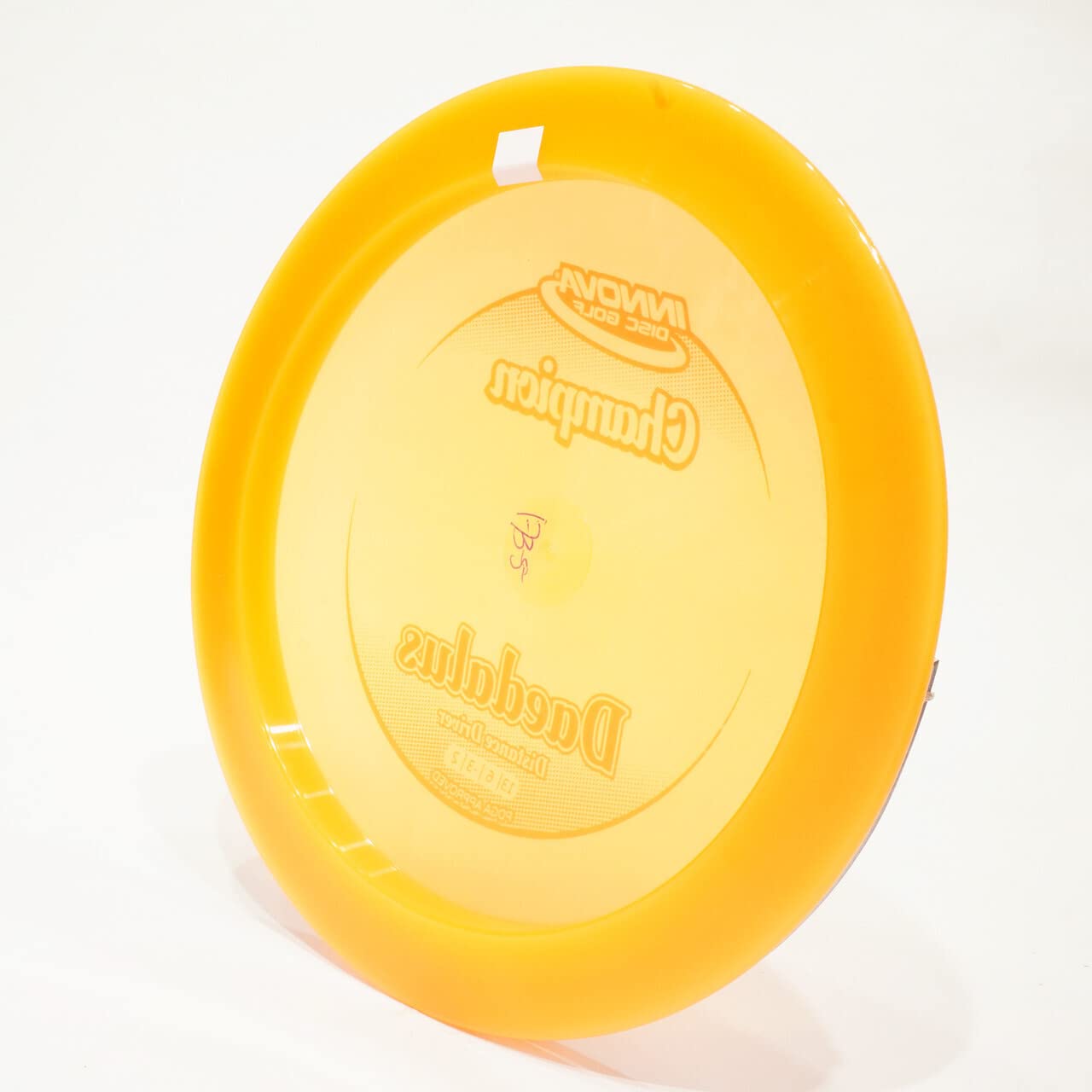 Innova Daedalus (Champion) Distance Driver Golf Disc, Pick Weight/Color [Stamp & Exact Color May Vary] Orange 173-175 Grams