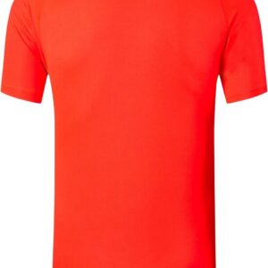 jeansian Men's Sport Quick Dry Fit Short Sleeves T-Shirt Tees Shirt Tshirt Tops Golf Tennis Running LSL230 Orange XXL