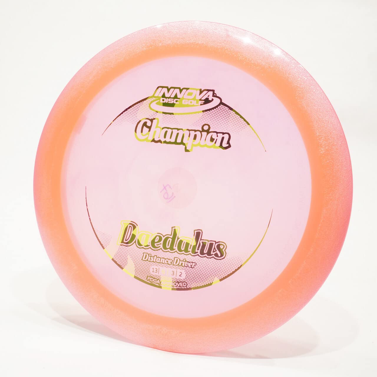 Innova Daedalus (Champion) Distance Driver Golf Disc, Pick Weight/Color [Stamp & Exact Color May Vary] Orange 173-175 Grams