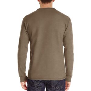 Lexiart Mens Fashion Henley Shirts Long Sleeve Button Cotton T-Shirt with Pocket