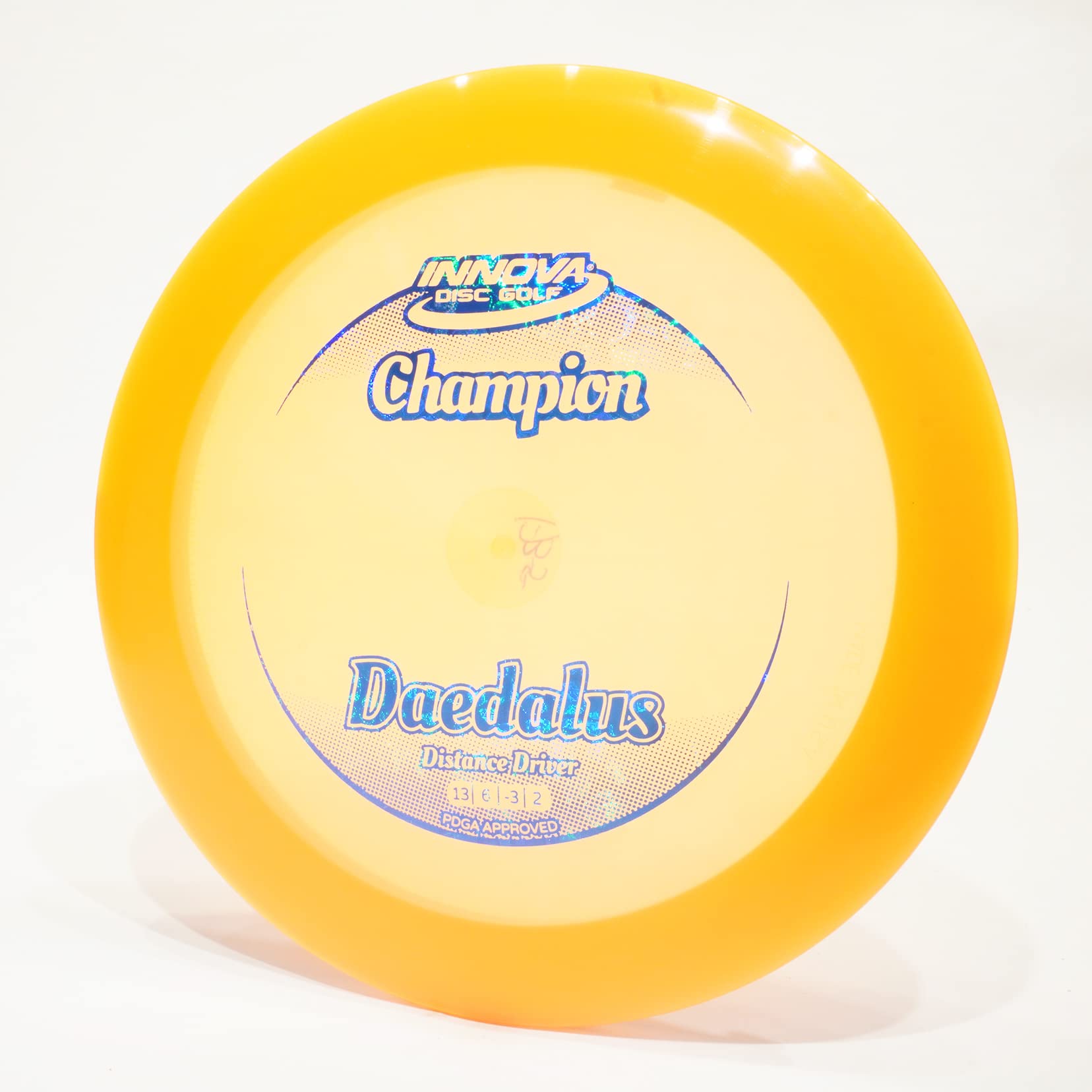 Innova Daedalus (Champion) Distance Driver Golf Disc, Pick Weight/Color [Stamp & Exact Color May Vary] Orange 173-175 Grams