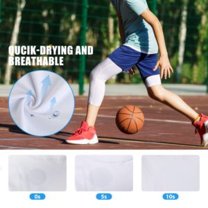 Runhit 2 Pack Boys Youth Compression Pants - Quick Dry Sports Leggings Tights Basketball Football Base Layer