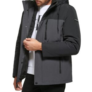 Calvin Klein mens OUTERWEAR Jacket,Iron,XX-Large