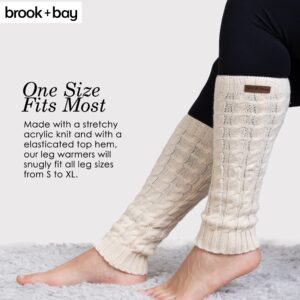 Leg Warmers for Women - Cable Knit Leg Warmers - Knitted Ankle Warmers - Winter Boot Cuffs for Women - Warm Calf Leg Warmers