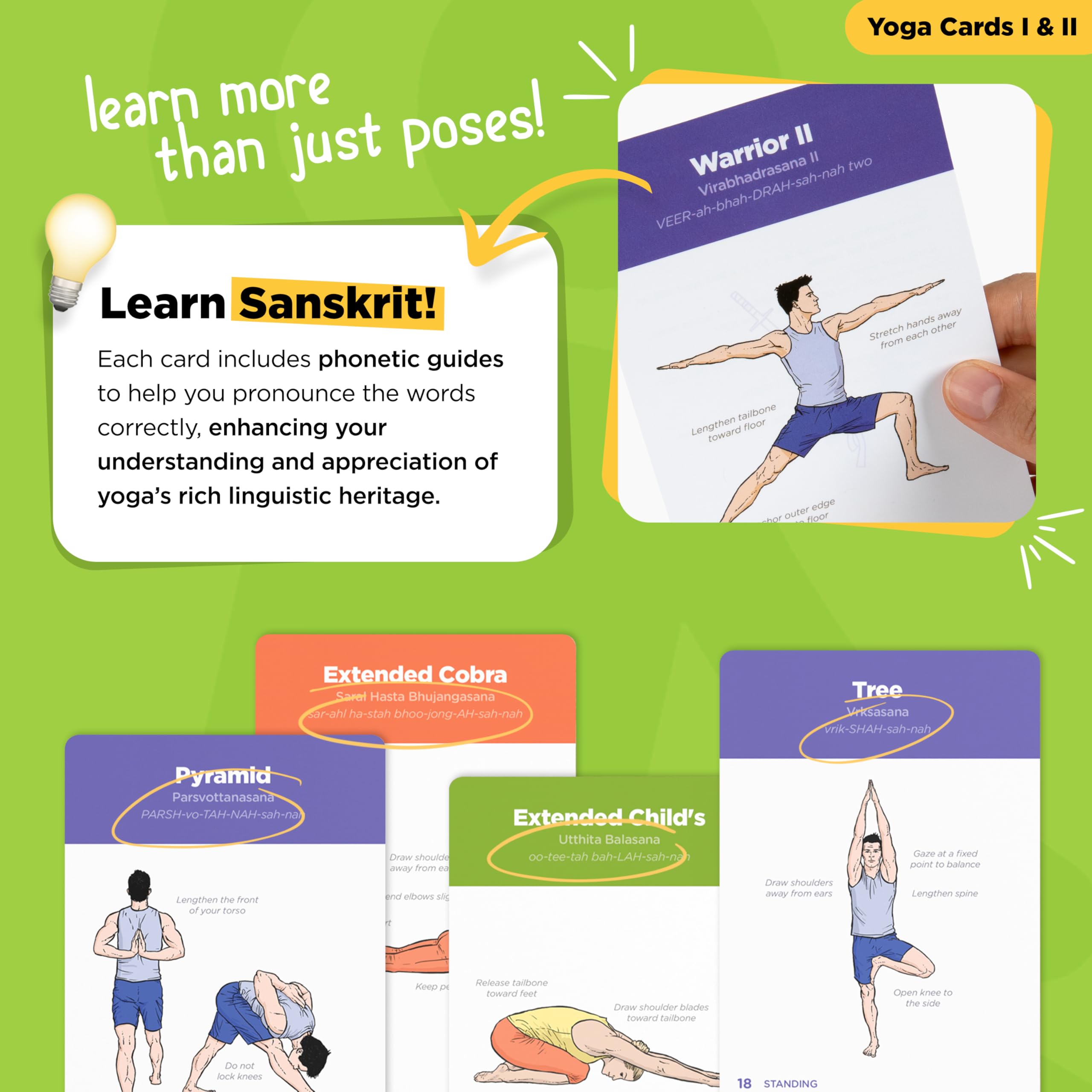 WorkoutLabs Exercise & Yoga Cards I & II Set Total Fitness Bundle for Home No-Equipment Workouts and Yoga · Premium Plastic Flashcard Decks