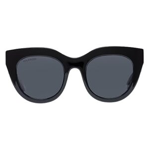 Le Specs Women's AIR HEART Sunglasses Black Polarized